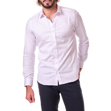 Wholesaler Hopenlife - LAZAR plain shirt