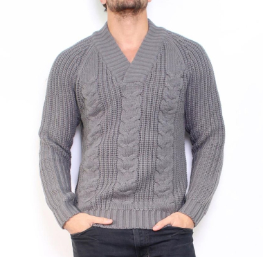 Wholesaler Hopenlife - Men's shawl collar knit sweater