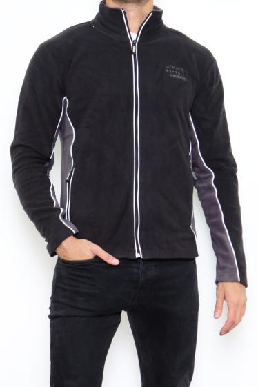 Grossiste Hopenlife - Polaire zippée col montant pull homme