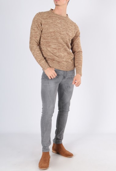 Wholesaler Hopenlife - Men's fine knit round neck sweater