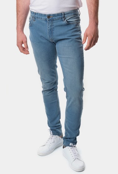 Grossiste Hopenlife - Jean 5 poches uni homme