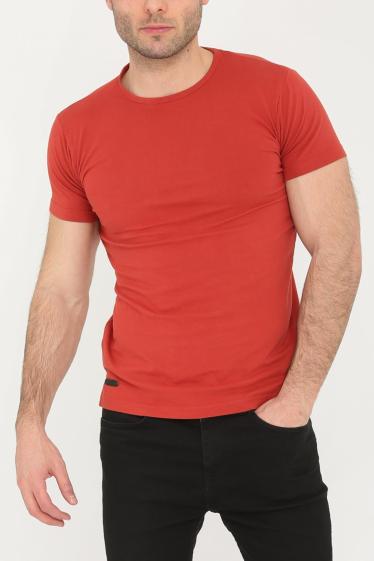 Wholesaler Hopenlife - Men's plain short-sleeved round-neck t-shirt