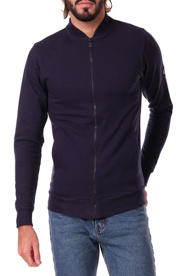 Wholesaler Hopenlife - Men's plain long-sleeved fleece sweatshirt vest
