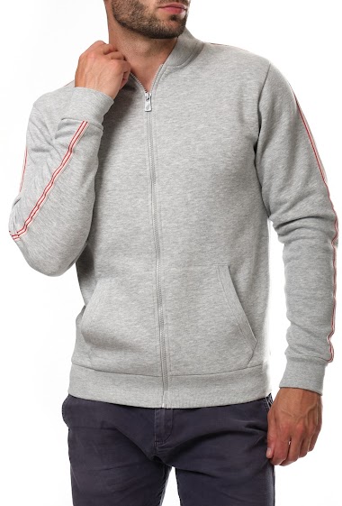 Wholesaler Hopenlife - Fancy fleece vest on the sleeves of a men's sweatshirt
