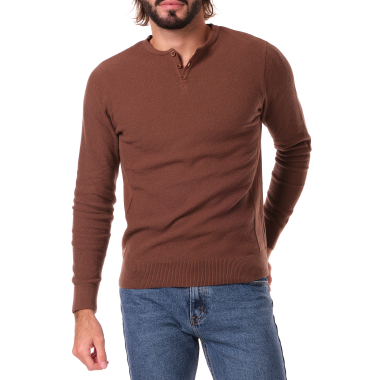 Wholesaler Hopenlife - GOTEN buttoned collar sweater