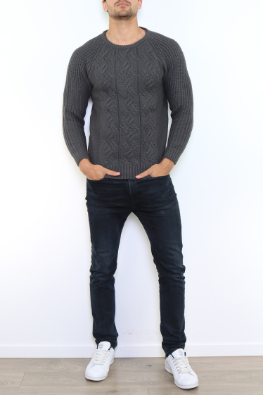Wholesaler Hopenlife - WOOLIES round-neck knit sweater