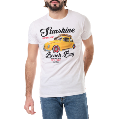 Grossiste Hopenlife - T-shirt imprimé SUNSHINE : Fin de série