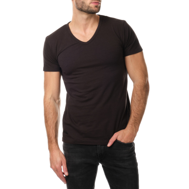 Grossiste Hopenlife - T-shirt manches courtes uni LAXUS