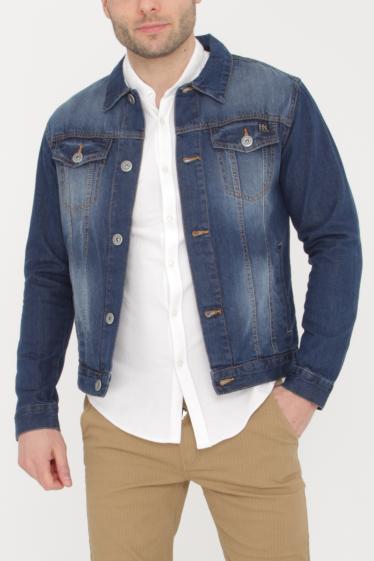 Wholesaler Hopenlife - Men's buttoned denim jacket