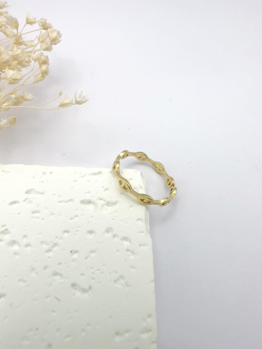 Wholesaler H&T Bijoux - Adjustable stainless steel ring