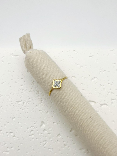Wholesaler H&T Bijoux - Ring. adjustable in stainless steel.