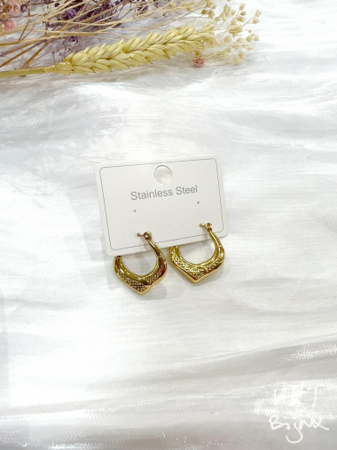 Großhändler H&T Bijoux - Ohrring aus Edelstahl