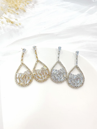 Wholesaler H&T Bijoux - Silver stud earring