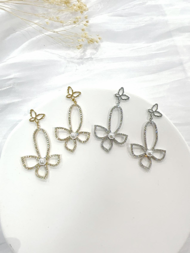 Wholesaler H&T Bijoux - Silver stud earring