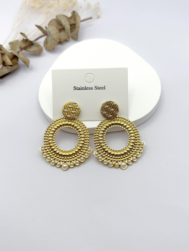 Wholesaler H&T Bijoux - Stainless steel earrings.