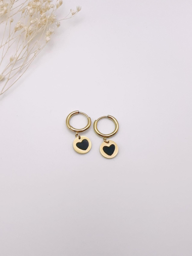Wholesaler H&T Bijoux - Steel earrings.