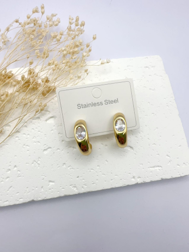 Wholesaler H&T Bijoux - Stainless steel earrings.