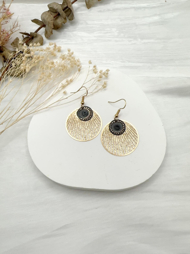Wholesaler H&T Bijoux - Metal filigree earrings