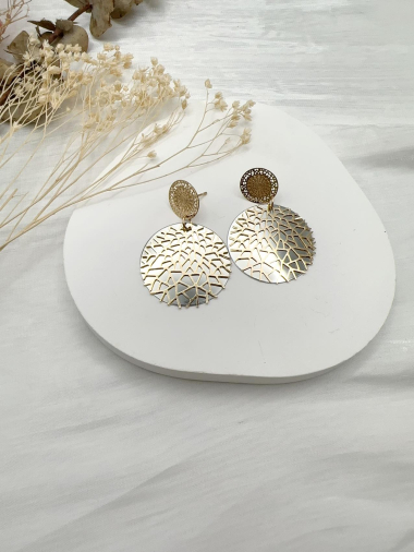 Grossiste H&T Bijoux - Boucles d’oreilles filigrane métal