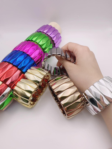 Grossiste H&T Bijoux - bracelet acrylique