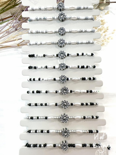 Grossiste H&T Bijoux - Bracelet ajustable fantaisie