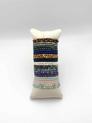 Wholesaler H&T Bijoux - Elastic stone bracelet