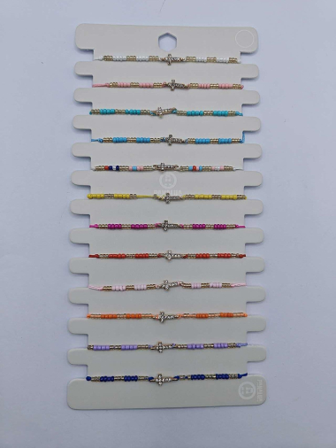 Grossiste H&T Bijoux - Bracelet ficelle ajustable.