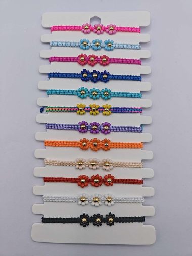 Mayorista H&T Bijoux - Pulsera de hilo ajustable.