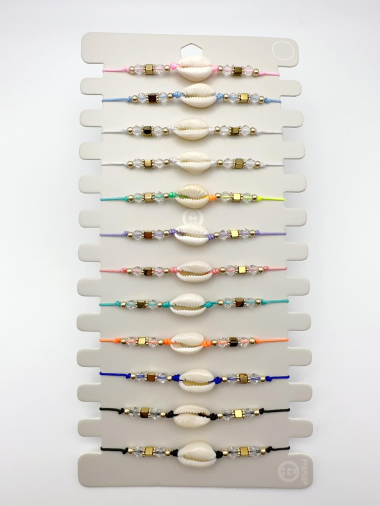 Wholesaler H&T Bijoux - Adjustable string bracelet.