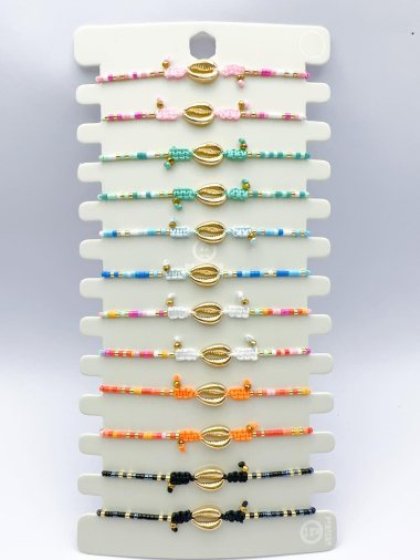 Wholesaler H&T Bijoux - Stainless steel string bracelet.