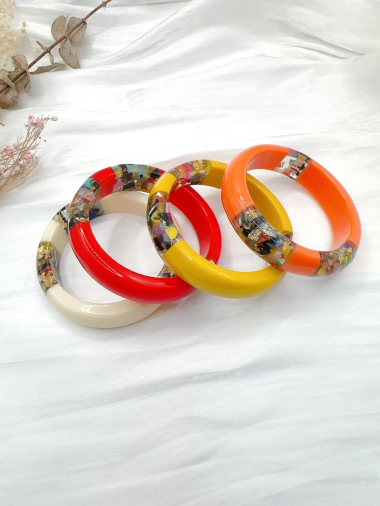 Wholesaler H&T Bijoux - Acrylic bangle bracelet