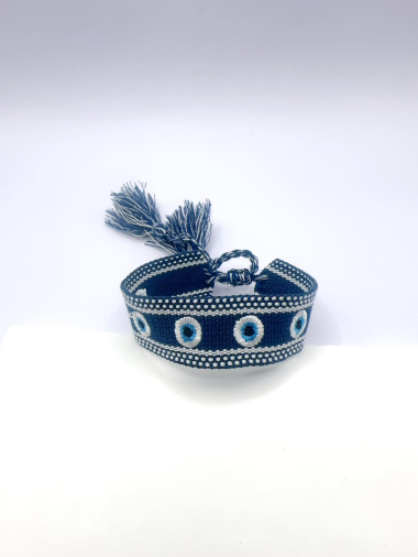 Wholesaler H&T Bijoux - Adjustable woven bracelet.