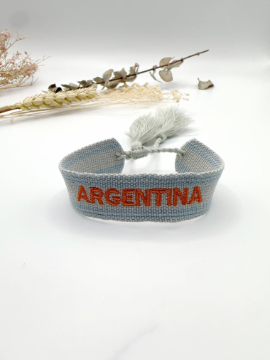 Grossiste H&T Bijoux - Bracelet tissé Argentina