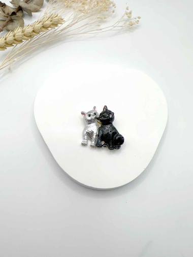 Wholesaler H&T Bijoux - Fancy cat brooch