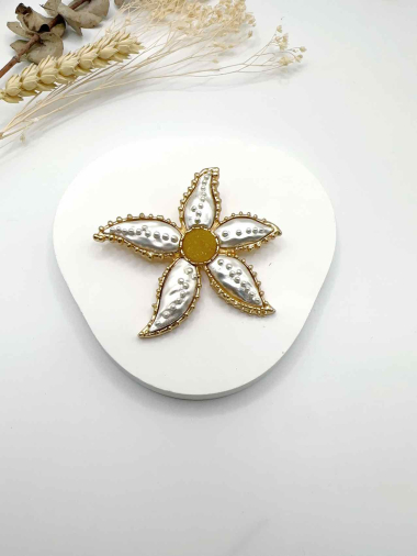 Grossiste H&T Bijoux - Broche étoile de mer