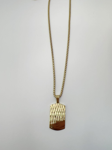 Wholesaler H&T Bijoux - Men's steel necklace