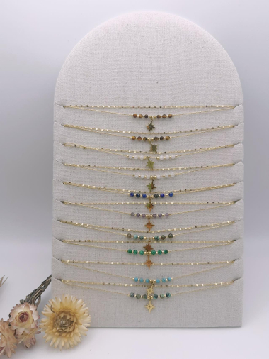 Großhändler H&T Bijoux - Halskette aus Edelstahl.