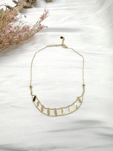 Großhändler H&T Bijoux - Halskette aus Stahl