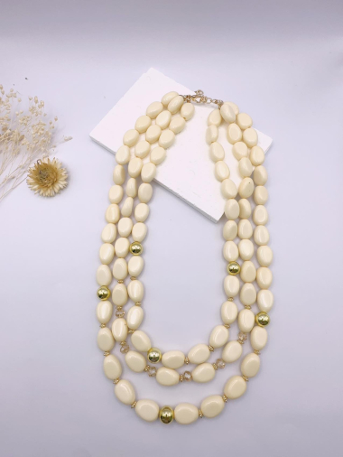 Wholesaler H&T Bijoux - Acrylic necklace.