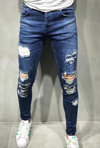 Grossiste Hunifive - Jeans Fashion Homme HUNIFIVE