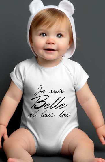Wholesaler I.A.L.D FRANCE - Baby Girl Bodysuit | belle tais toi