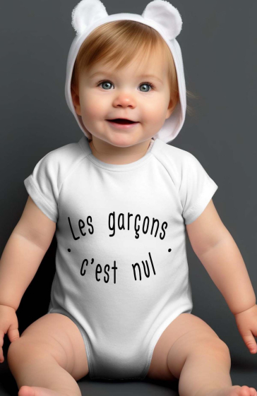 Wholesaler I.A.L.D FRANCE - Baby Girl Bodysuit | garcons c'est nul