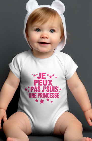 Wholesaler I.A.L.D FRANCE - Baby Girl Bodysuit | peux princesse