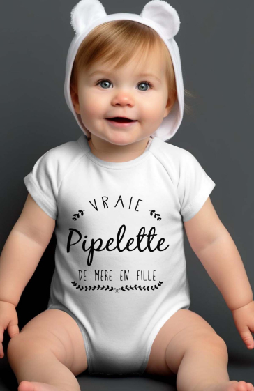 Wholesaler I.A.L.D FRANCE - Baby Girl Bodysuit | pipielette mere  file