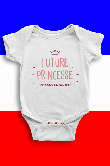 Grossiste I.A.L.D FRANCE - Body Bébé |  Futur princesse