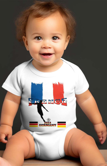 Großhändler I.A.L.D FRANCE - Baby-Jungen-Body | Frankreich Fußball