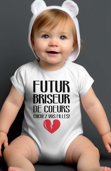 Grossiste I.A.L.D FRANCE - Body bébé  Garçon | futur briseur