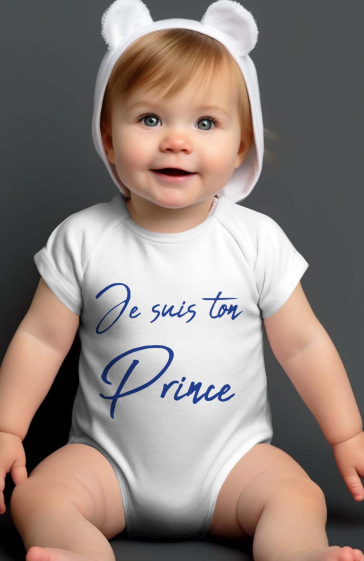 Grossiste I.A.L.D FRANCE - Body bébé  Garçon | je suis ton prince