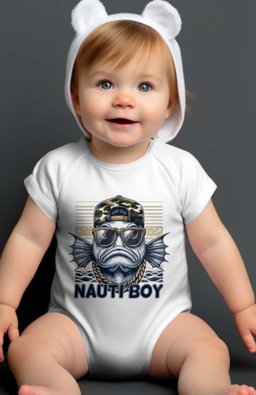 Wholesaler I.A.L.D FRANCE - Baby Boy Bodysuit | nauty boy