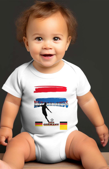 Großhändler I.A.L.D FRANCE - Baby-Jungen-Body | Niederländischer Fußball